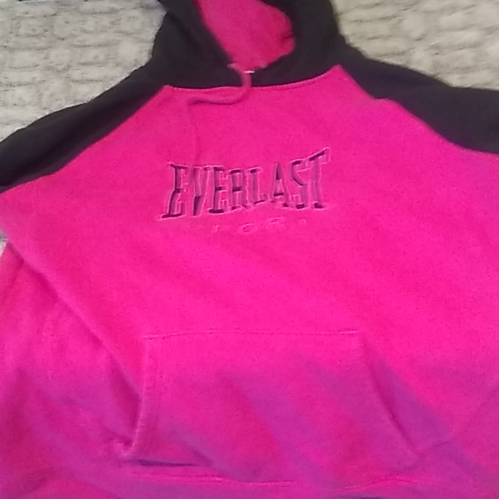 Everlast sport pink and black sweatshirt